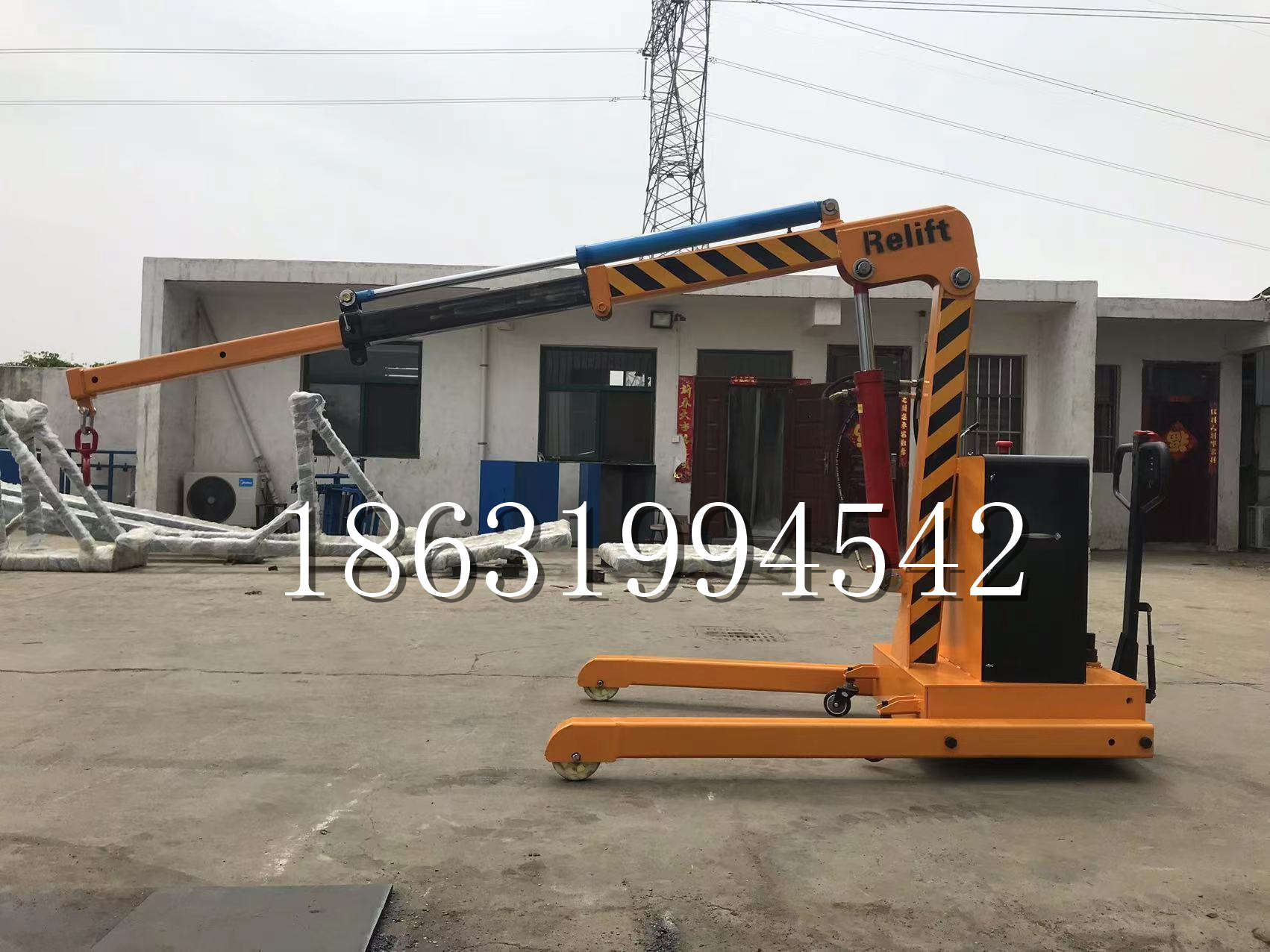 大名县久征定做3吨三轮随车吊 农用园林绿化移树吊 平板工程用小吊机