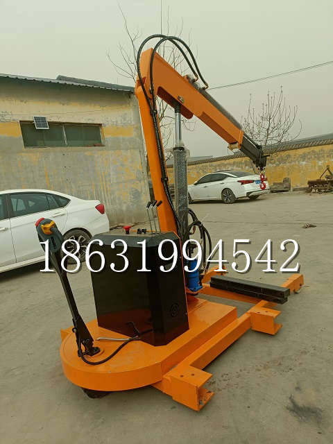 大名县自卸车厢随车吊 自制轮式四不像起重机 四驱平板吊 5吨 贵盛